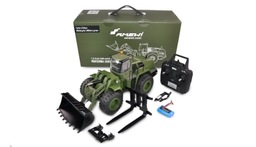 22534 Radlader G485E ME Militär Teilmetall 10-Kanal 1:14 RTR